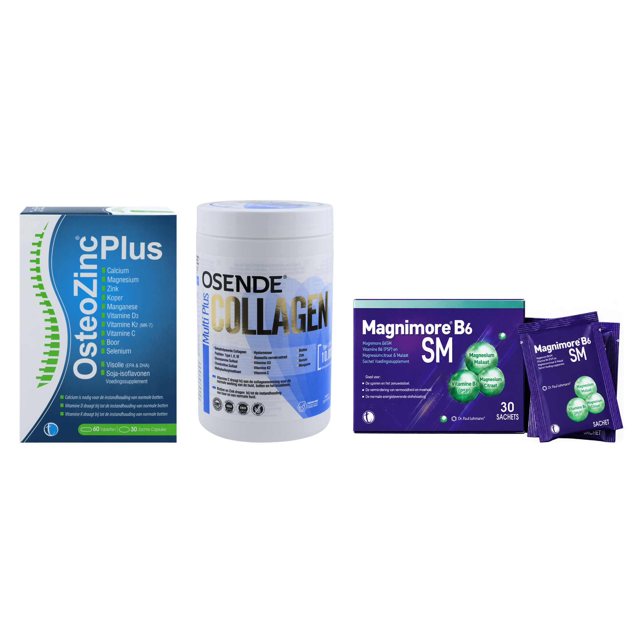 Skeletal Strength Bundle | Calcium, Collageen & Magnesium