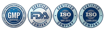 Certification logos