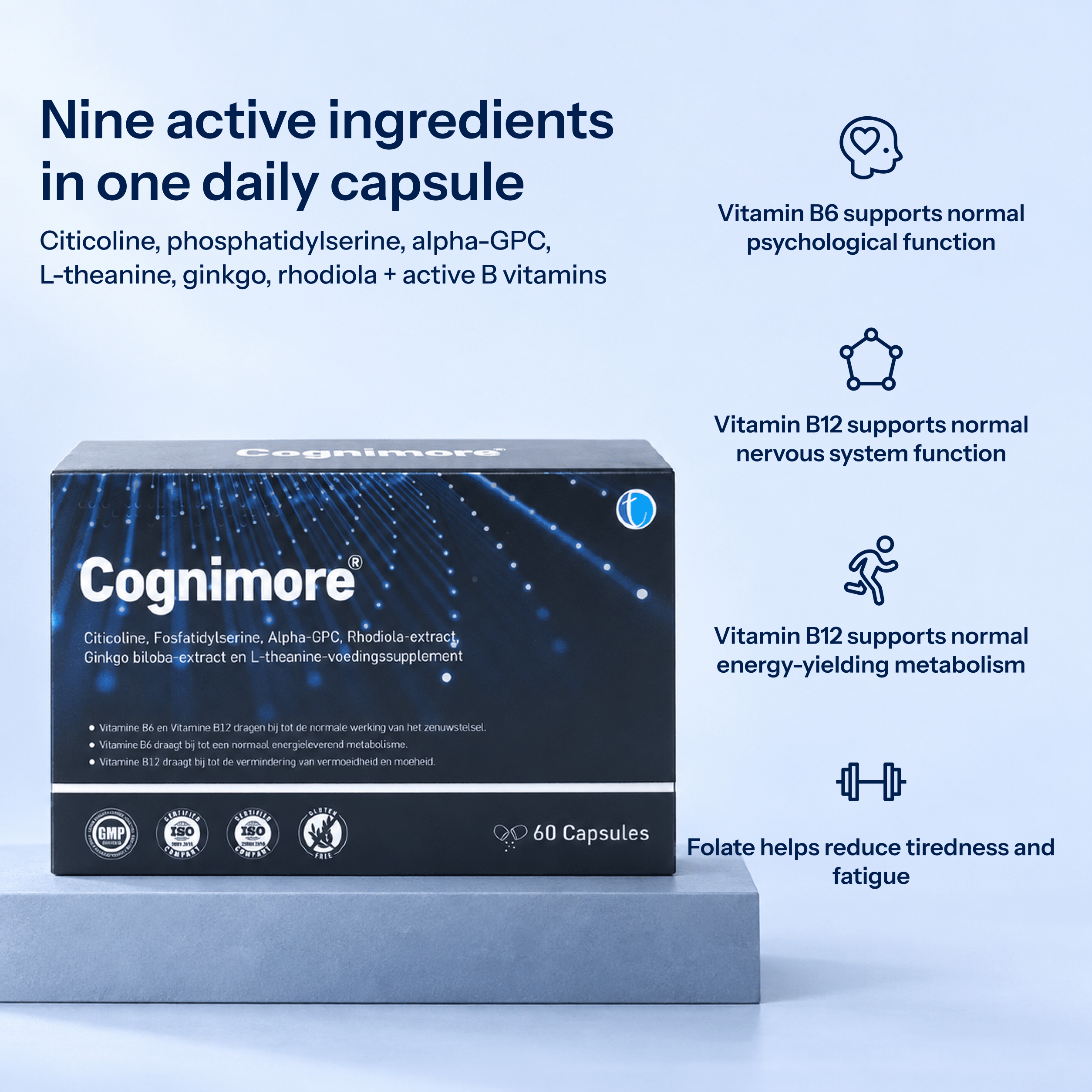 Cognimore | Daily Food Supplement - TAB Vitamins