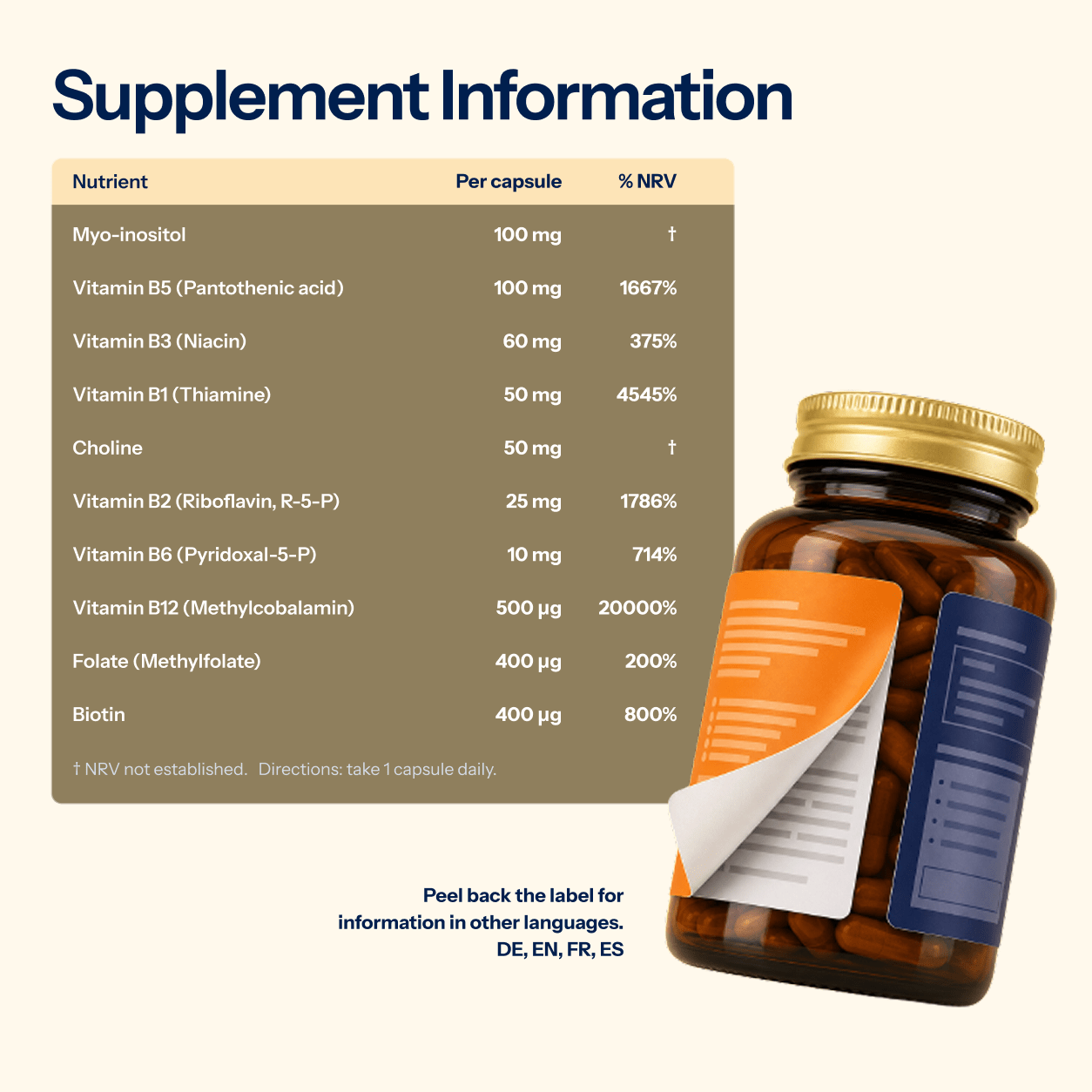 LifeXtra B-Active Complex | Vitamin B Complex Supplement - TAB Vitamins