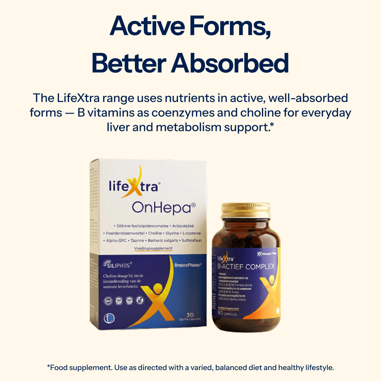 LifeXtra B-Active Complex | Vitamin B Complex Supplement - TAB Vitamins