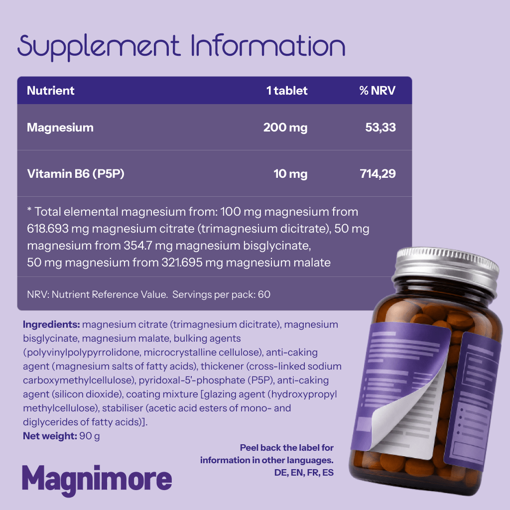 Magnimore All Day 60 | Magnesium Supplement - TAB Vitamins