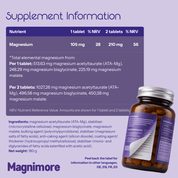 Magnimore Plus 120 | Magnesium Supplement - TAB Vitamins