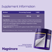Magnimore Powder | Magnesium Supplement - TAB Vitamins