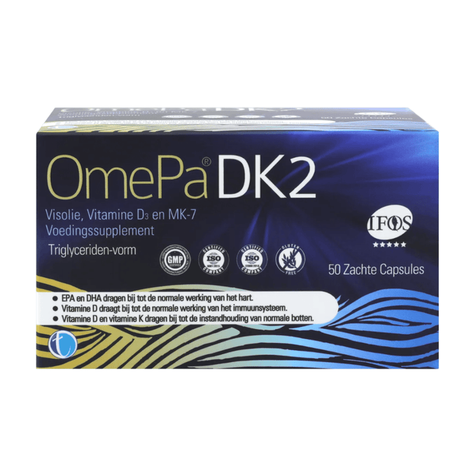 OmePa DK2 | Omega-3 & Vitamine D3 + K2 Supplement