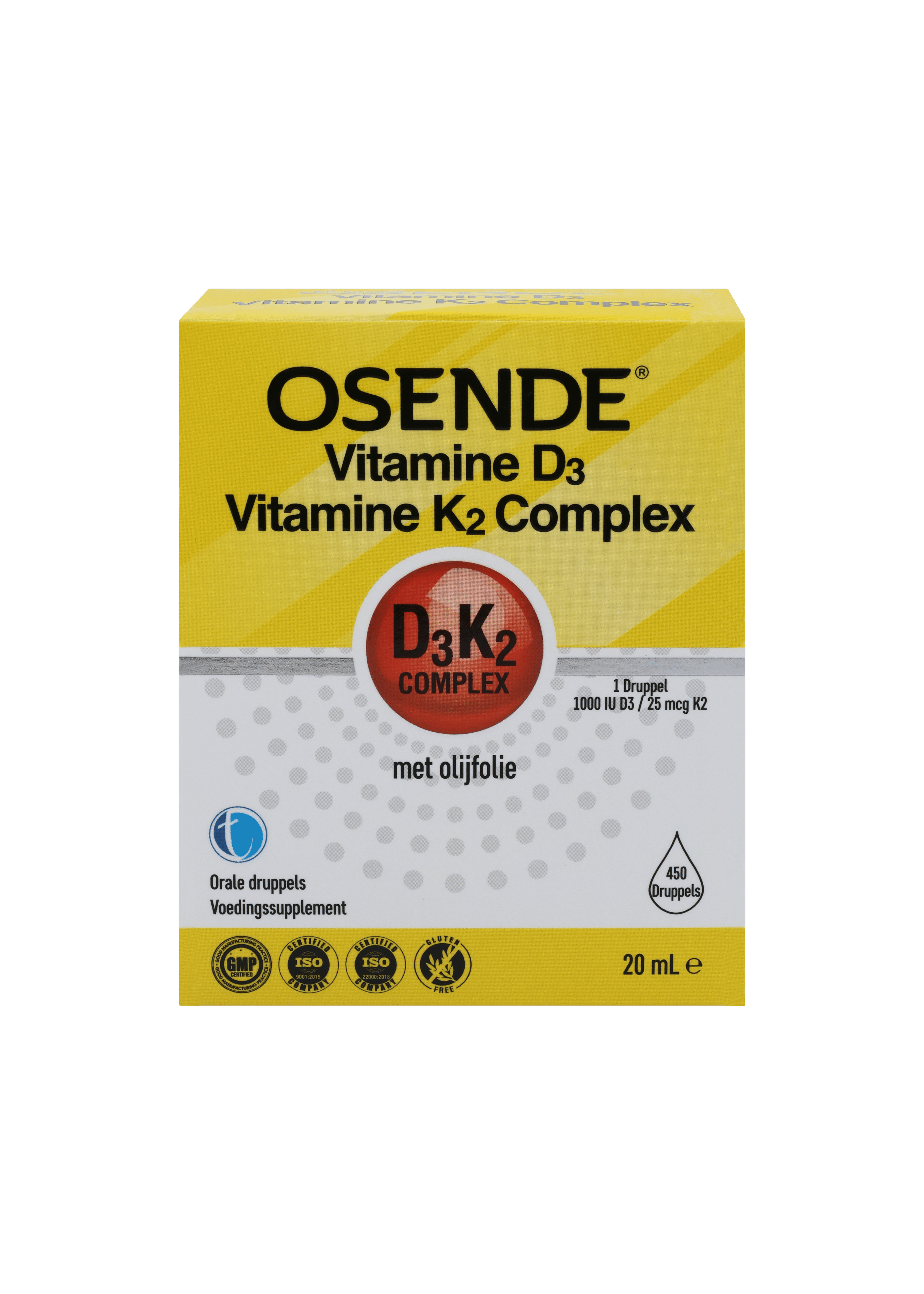OSENDE Vitamin D3&K2 Complex | Daily Food Supplement - TAB Vitamins