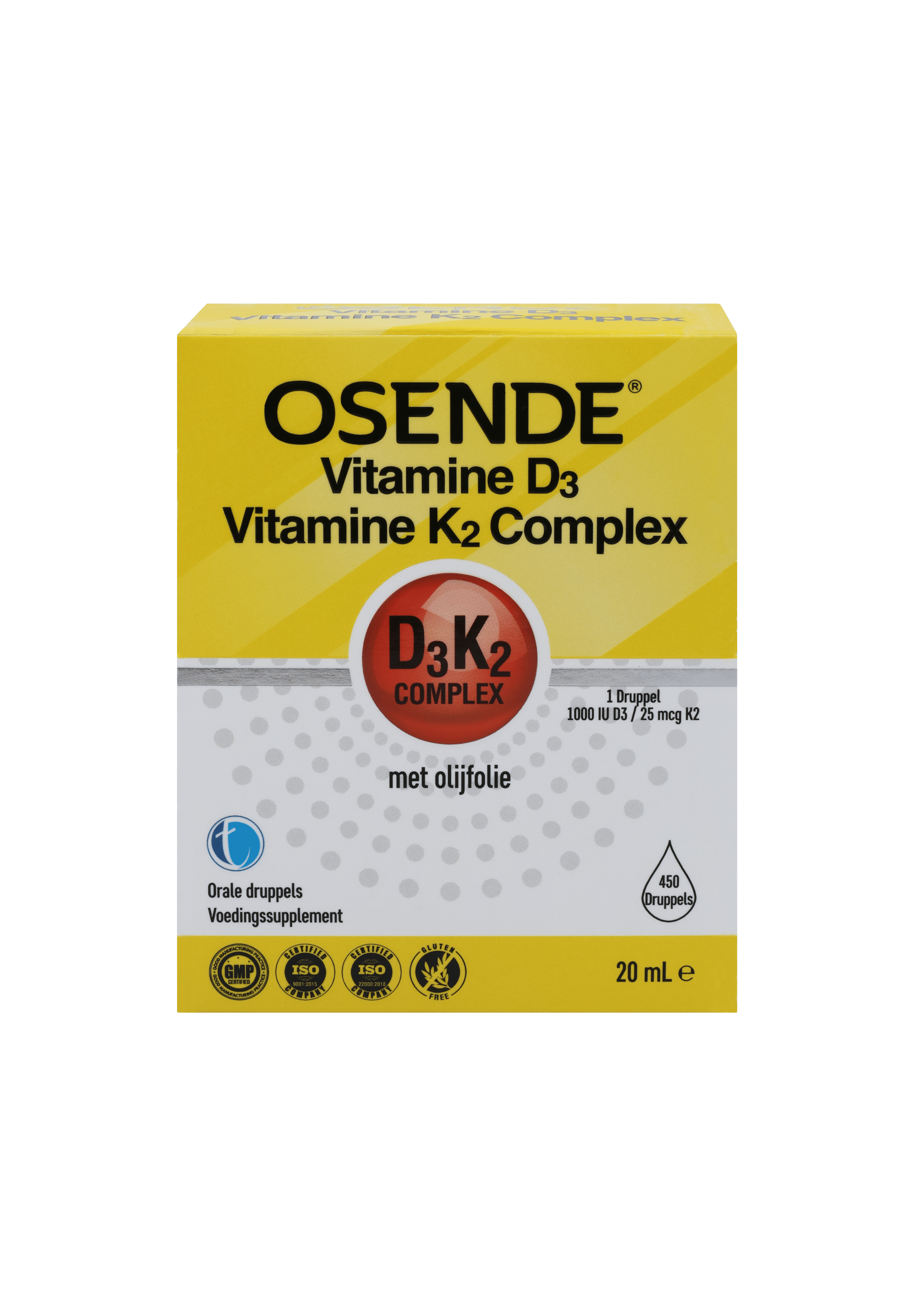 OSENDE Vitamin D3&K2 Complex | Daily Food Supplement - TAB Vitamins