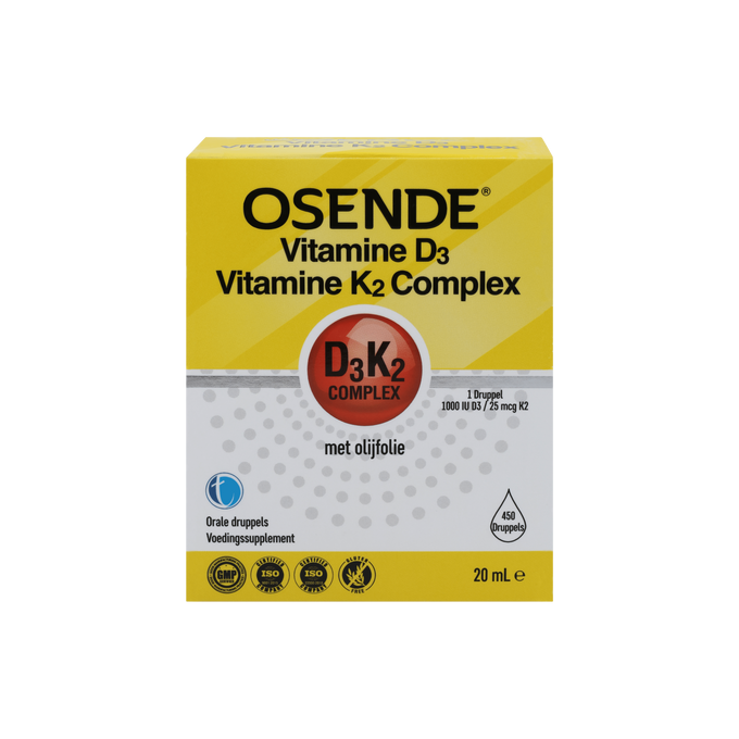 OSENDE Vitamine D3 & K2 Complex | Dagelijks voedingssupplement 