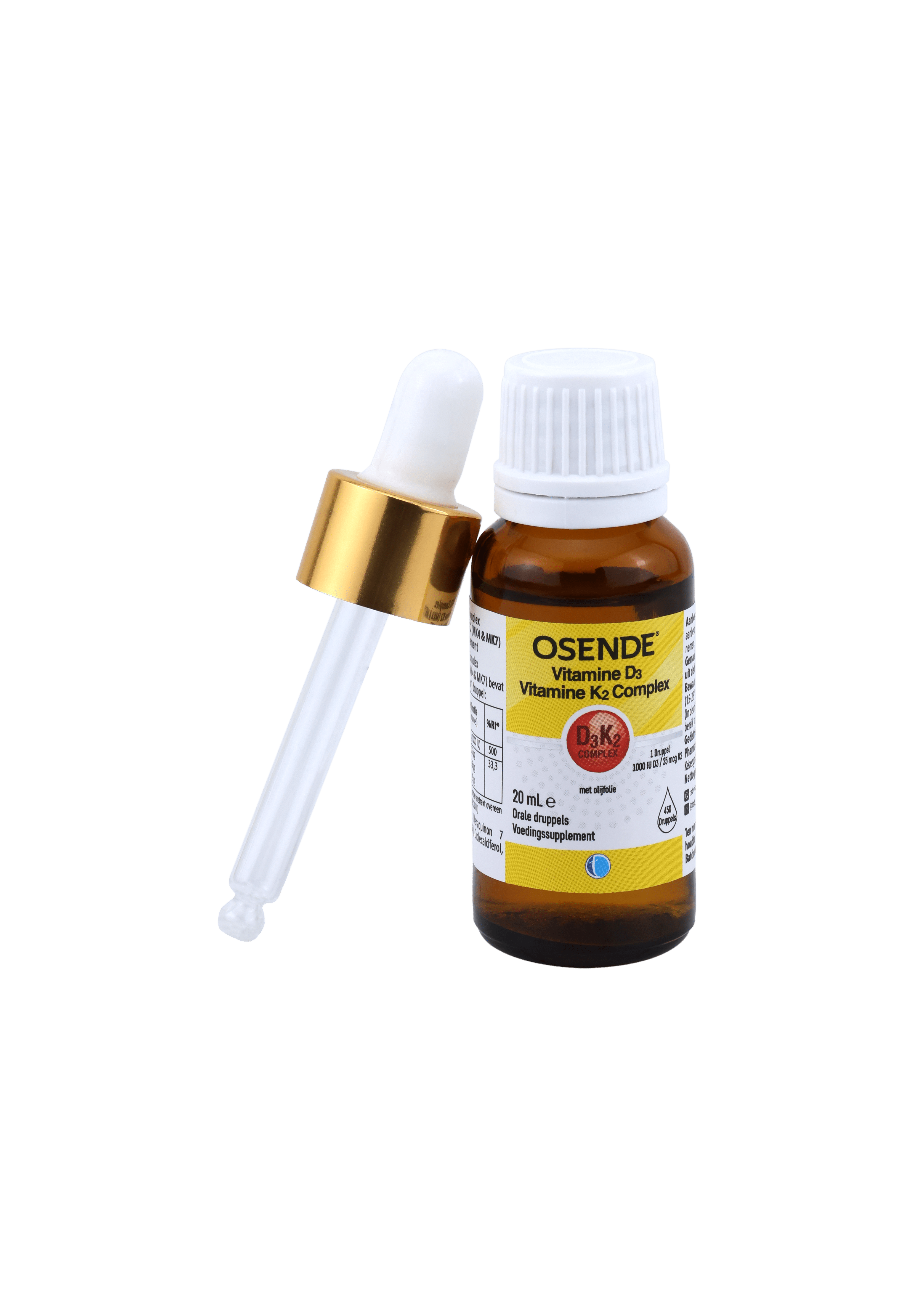 OSENDE Vitamin D3&K2 Complex | Daily Food Supplement - TAB Vitamins