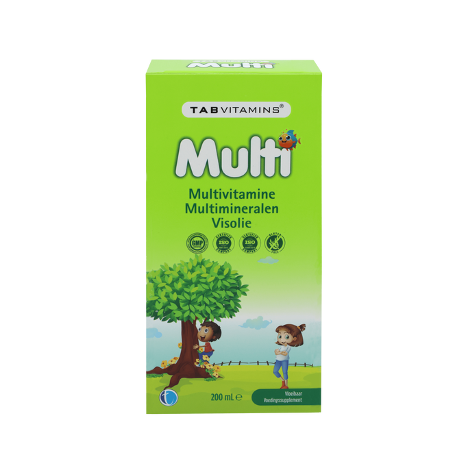 TAB Vitamins Multi | Multivitamine, multimineraal & visolie supplement