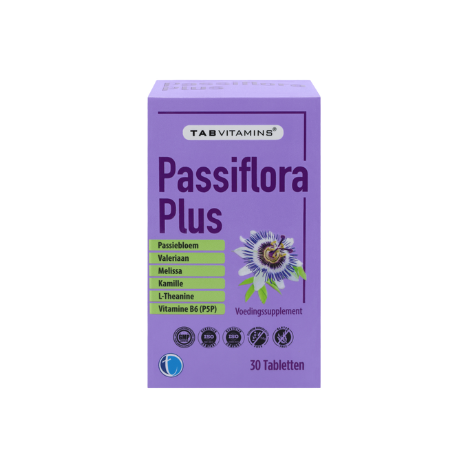 TAB Vitamins Passiflora Plus | Dagelijks voedingssupplement 