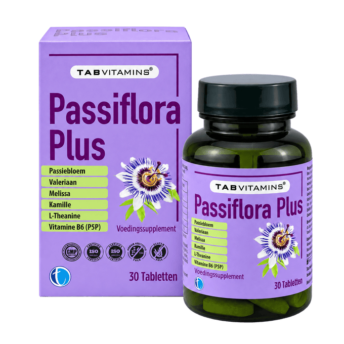 TAB Vitamins Passiflora Plus | Dagelijks voedingssupplement 