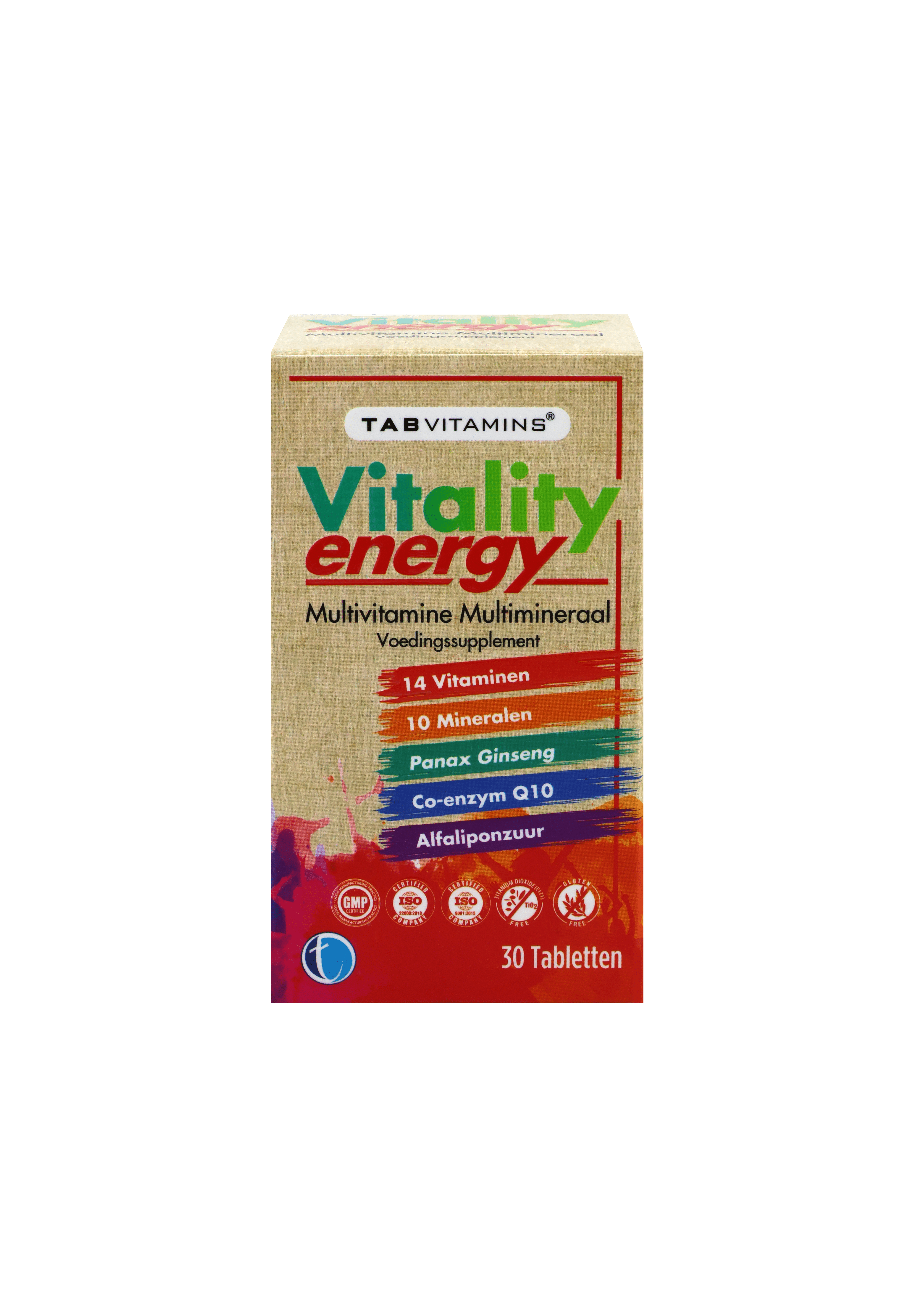 TAB Vitamins Vitality Energy | Multivitamin & Multimineral Supplement - TAB Vitamins